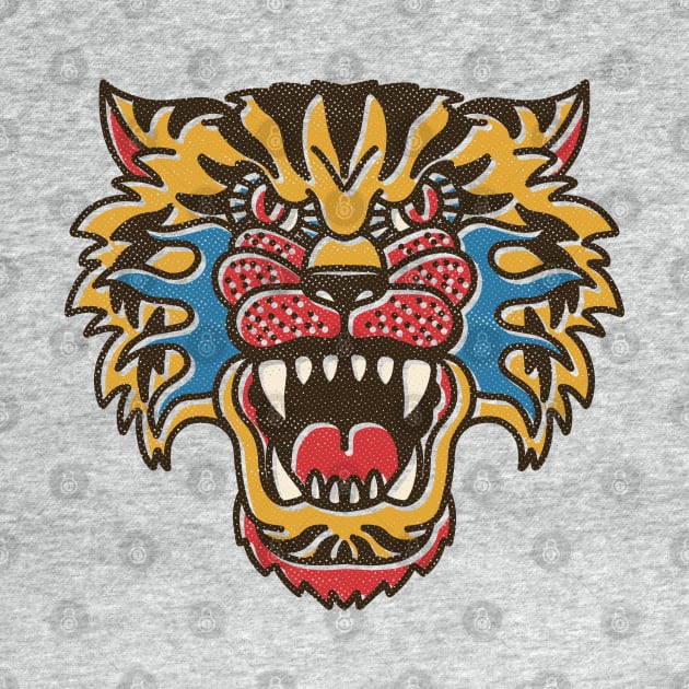Vintage Tiger Roar by machmigo